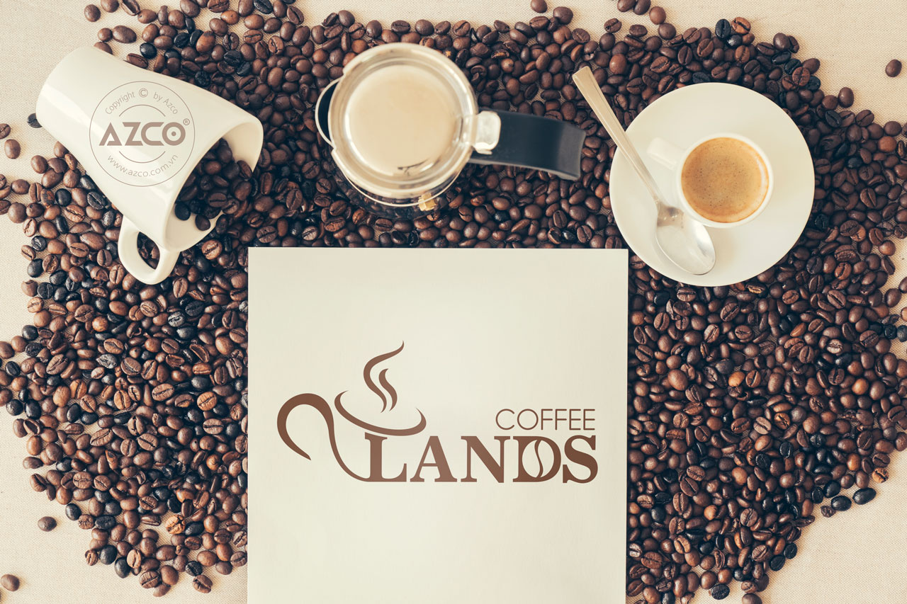 Thiết Kế Logo Thương Hiệu LANDS COFFEE Tại AZCO