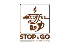Thiết kế logo thương hiệu COFFEE STOP & GO | AZCO Branding