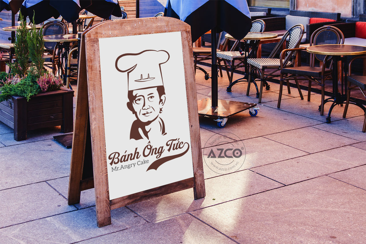 Thiết Kế Logo Thương Hiệu BÁNH ÔNG TỨC Tại AZCO