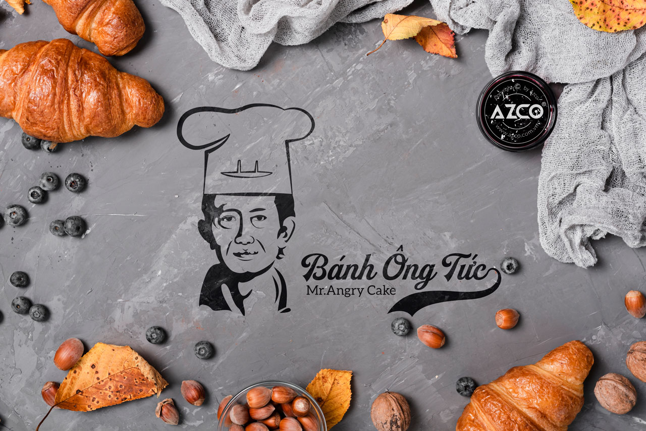 Thiết Kế Logo Thương Hiệu BÁNH ÔNG TỨC Tại AZCO