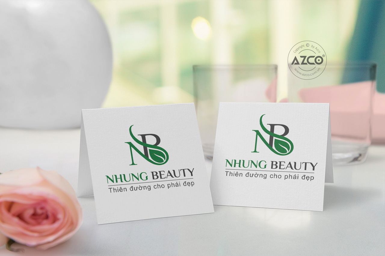 Thiết Kế Logo Thương Hiệu NHUNG BEAUTY Tại AZCO
