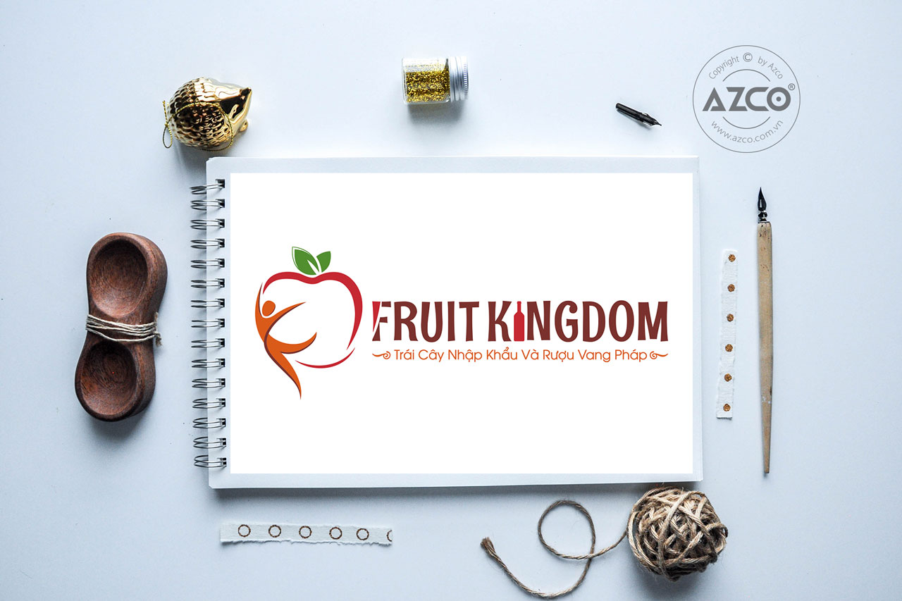 Thiết Kế Logo Thương Hiệu FRUIT KINGDOM Tại AZCO
