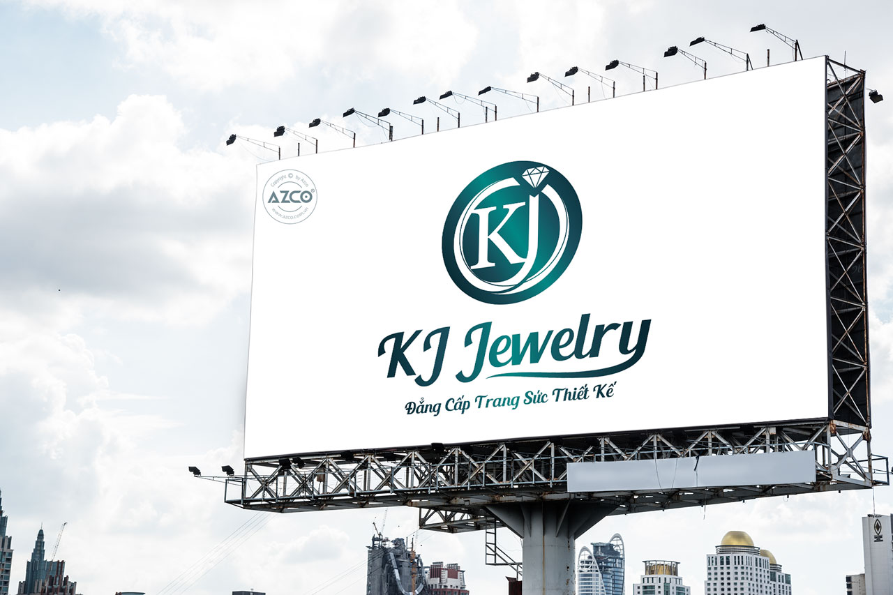 Thiết Kế Logo Thương Hiệu KJ JEWEKRY Tại AZCO