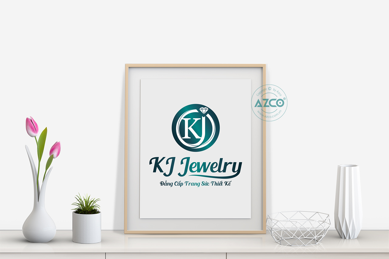 Thiết Kế Logo Thương Hiệu KJ JEWEKRY Tại AZCO