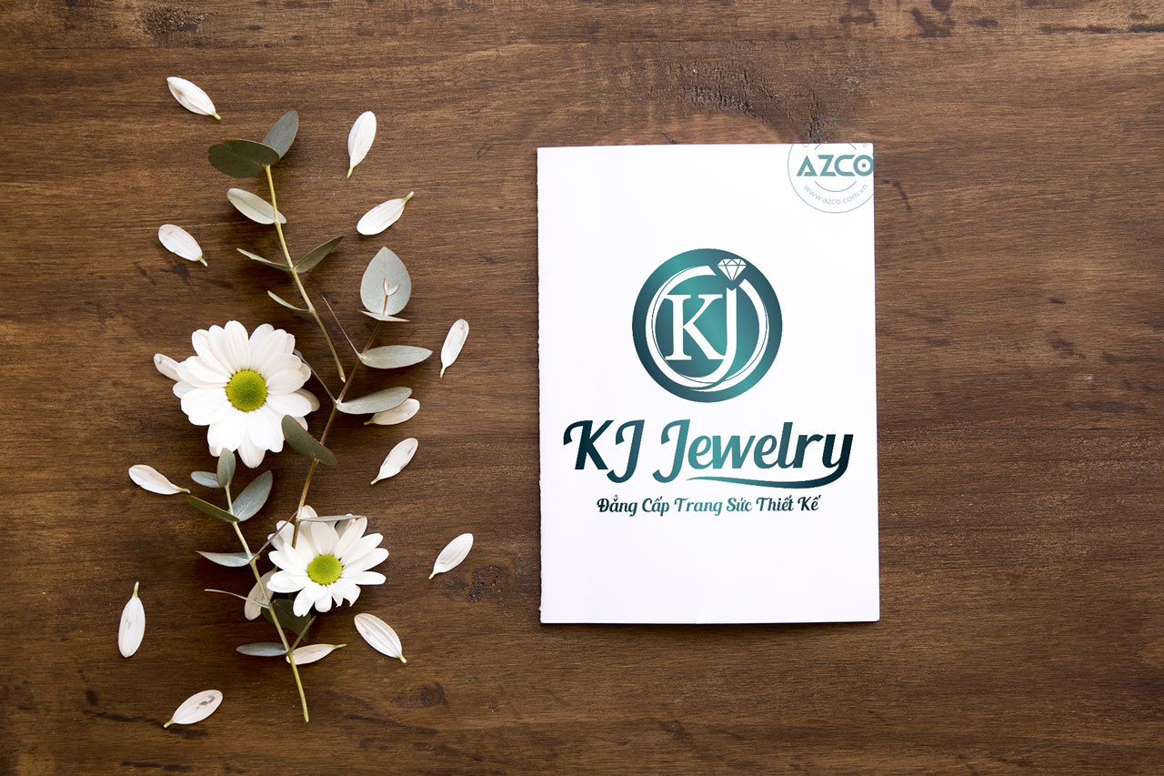 Thiết Kế Logo Thương Hiệu KJ JEWEKRY Tại AZCO