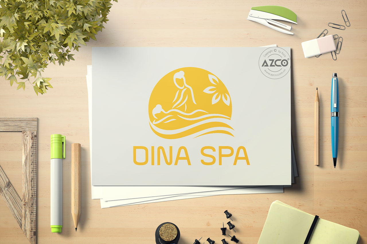 Thiết Kế Logo Thương Hiệu DINA SPA Tại AZCO