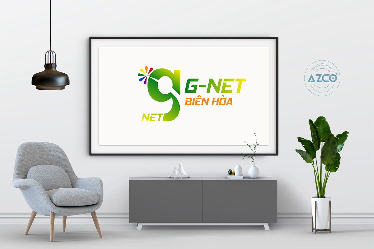 Thiết Kế Logo Thương Hiệu G-NET BIÊN HÒA Tại AZCO