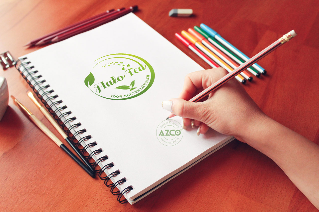 Thiết Kế Logo Thương Hiệu HALO TEA Tại AZCO